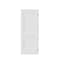 Trimlite 30" x 96" x 1-3/8" Primed 2-Panel Interior Shaker 7-1/4" LH Prehung Door with Matte Black Hinges 2680pri8402LH10B714 - alternate 1